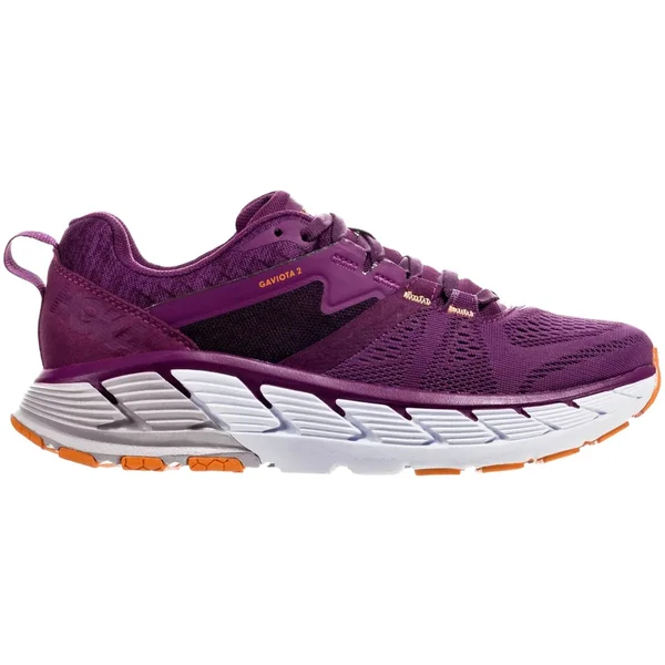 Hoka One One Gaviota 2 Women's Shoes Grape Juice/Bright Marigold : 6.5 D - Wide