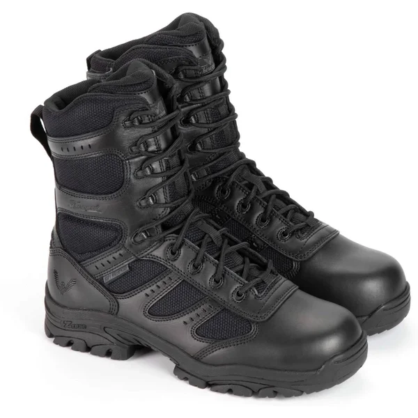 Thorogood 8 inch Waterproof Side Zip Boots (Black) 834-6219