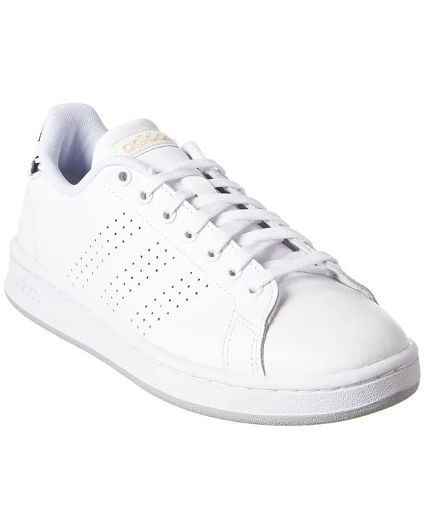 Adidas Advantage Leather Sneaker, White, 9