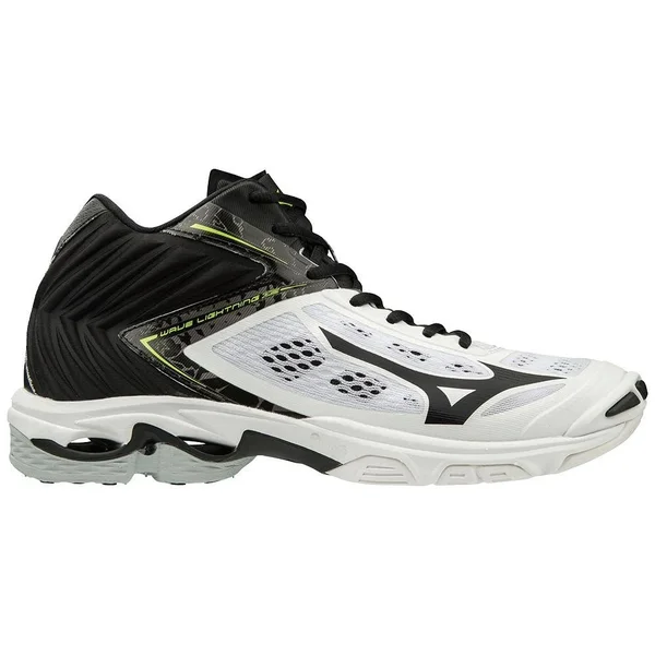 Mizuno Men's Wave Lightning Z5 - Mid - White/Black, 14
