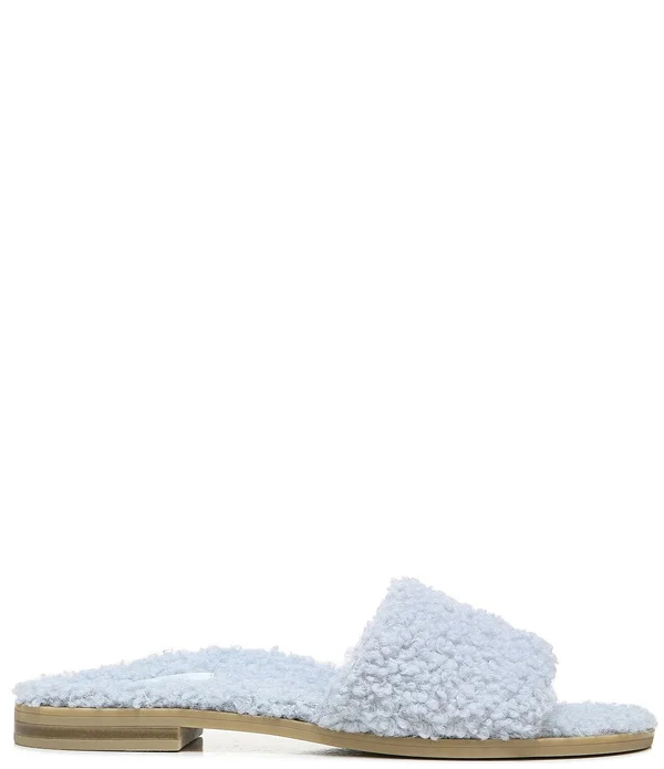 Women's Vionic Demi Slide - Adult, Size: 9.5, Black Curly Shearling