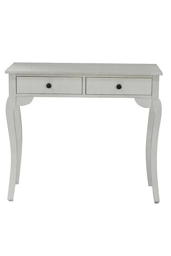 White Console Table with 2 Drawers