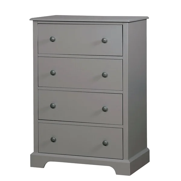 Johallis Transitional 4-Drawer Chest, Gray