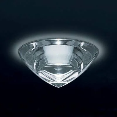 Leucos 0005767 Day 5.25x22 Decorative Recessed Trim Finish: Crystal - Bulb Type: ELV 23W 3000K UL, Construction Type: New Constru