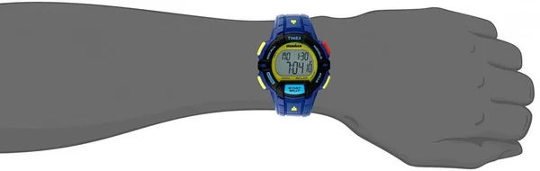 Timex Men's TW5M02400 Ironman Rugged 30 Blue Color Block Resin Strap Watch