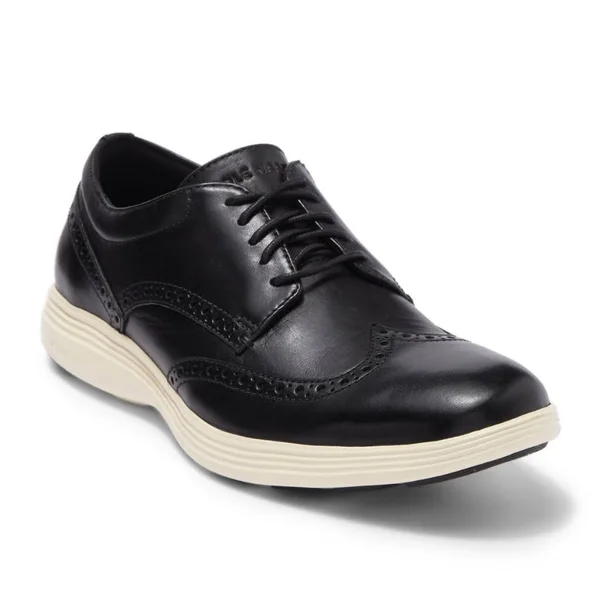 Men's Cole Haan Original Grand Wingtip Oxford - Black - Size 8.5