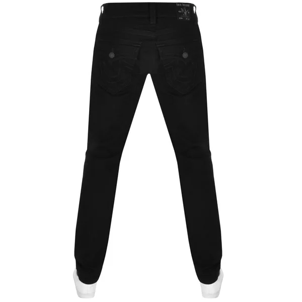 True Religion Men's Skinny Flap Pocket Jeans - Black - Size 40