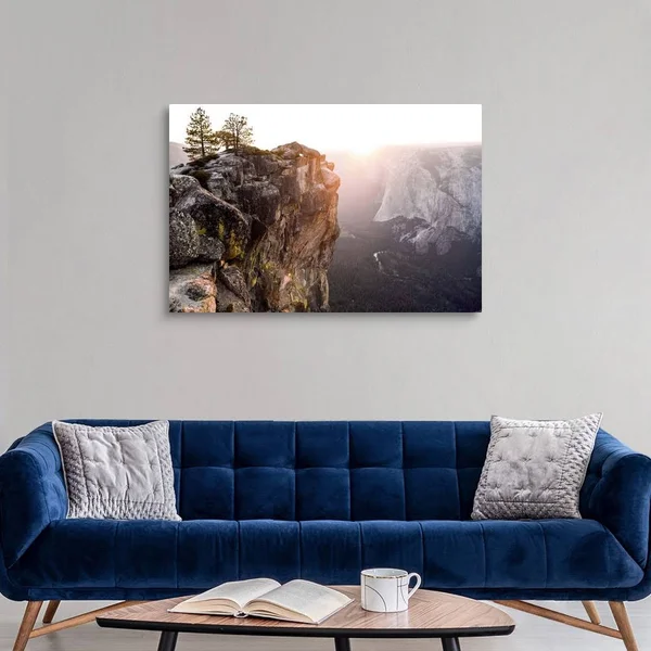 Sunset at Yosemite National Park - California, Canvas Wall Art, 48x32, Great Big Canvas