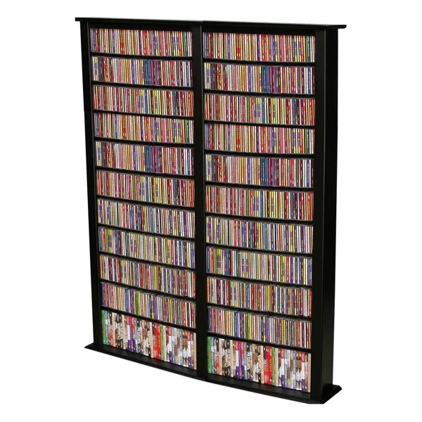 Venture Horizon Media Storage Tower- Tall Double White