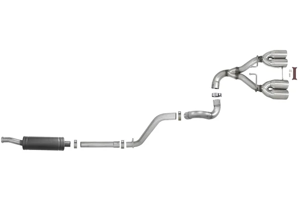 aFe Filters 49-38073-P Rebel Series Cat-Back Exhaust System