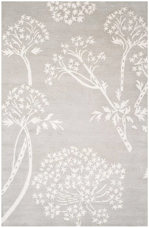 Safavieh Bella Rug BEL131 Slate, Ivory 2& 6x22 x 4& 0x22