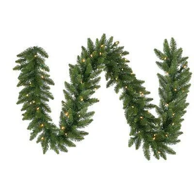 9' Allensworth Prelit Garland with 50 Lights The Holiday Aisle Color: Clear