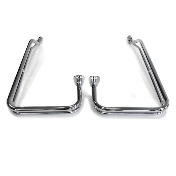 Saddlebag Guard for Harley Davidson Touring 09-13 Craftride Twin Rail Chrome
