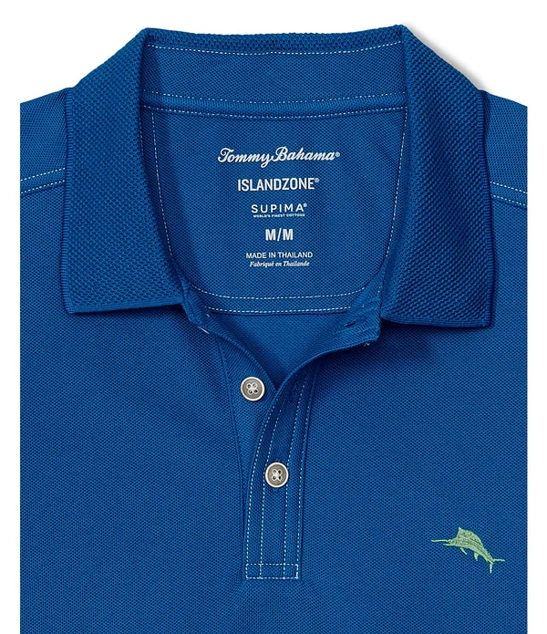 Tommy Bahama Big Tall IslandZone Emfielder 2.0 Short-Sleeve Polo Shirt - Mens, LT, Dark Purple