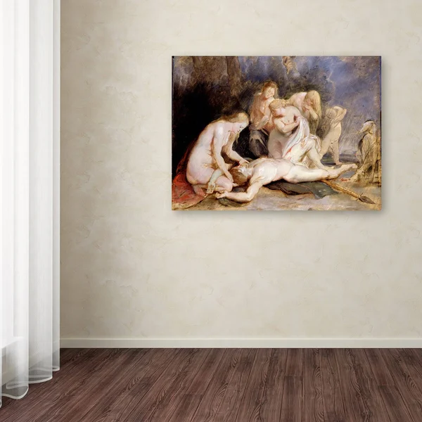 Trademark Fine Art 'Venus Mourning Adonis' Canvas Art by Peter Paul Rubens - Size: 18 x 24