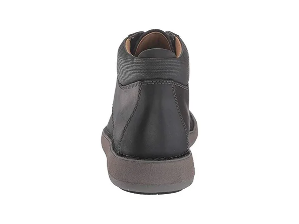 Mens Black Leather Clarks Un Larvik Top Size 8