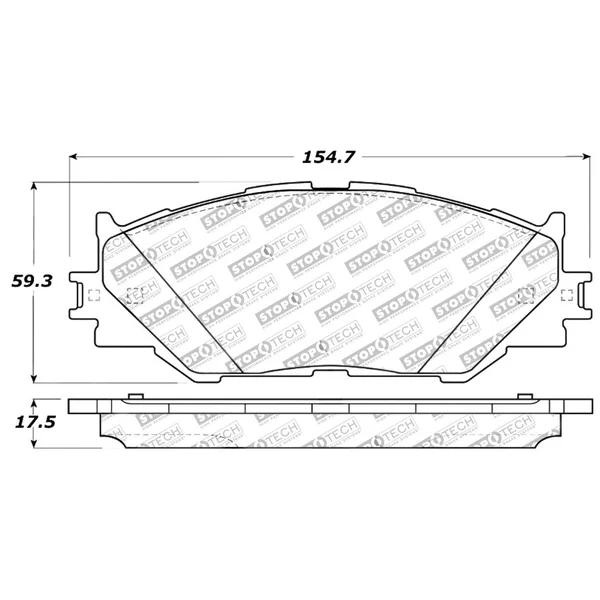 StopTech 309.11780 Sport Brake Pads