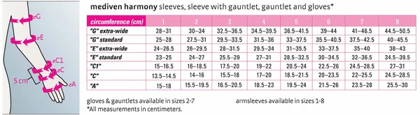 Mediven Harmony 30-40 mmHg Seamless Glove II - Sand