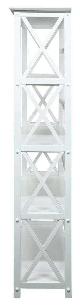 Casual Home Montego 5-Shelf Bookcase, White