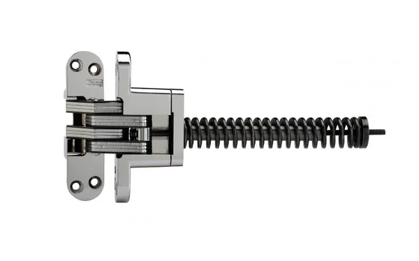 SOSS #216 Invisible Spring Closer Hinge Bright Nickel 216ICUS14