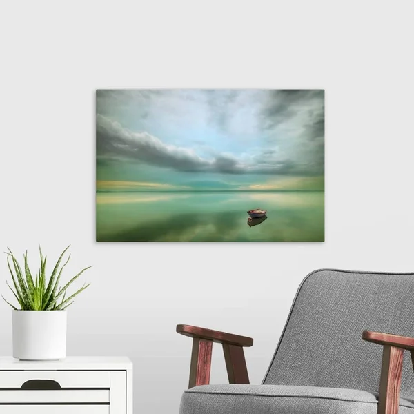 Boat... - Canvas Wall Art, 24x16, Great Big Canvas