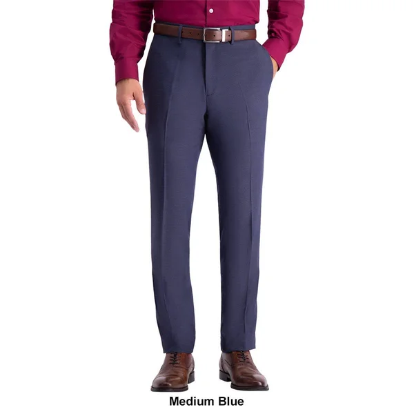Kenneth Cole Reaction Stretch Textured Weave Slim Fit Dress Pants