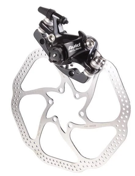 Avid BB7 Road S Mechanical Disc Brake with HS1 Rotor, Black