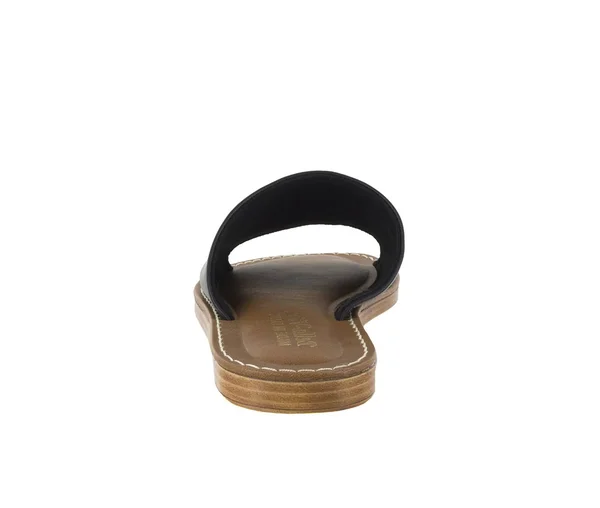 Bella Vita Ros-Italy Slide Sandals - Black Italian Leather