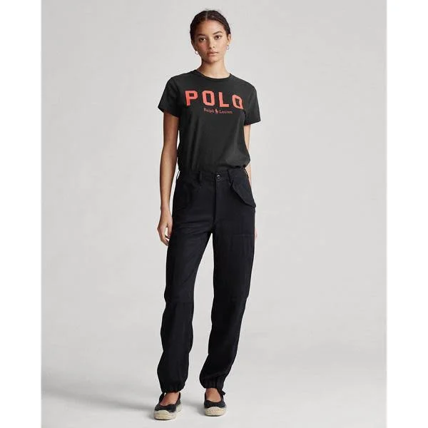 Ralph Lauren Women's Polo Cotton Tee - Size Xs in Polo Black