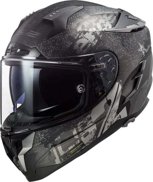 LS2 - Helmet FF327 Challenger Flex Matt Black - Size 3XL