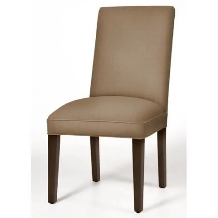 Calahan Parsons Upholstered Dining Chair Red Barrel Studio Upholstery Color: Dark Walnut