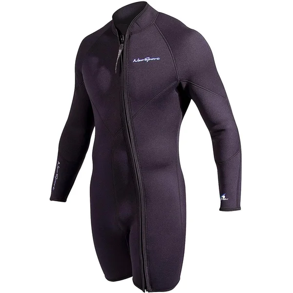 7mm Men's NeoSport Scuba Step-In Wetsuit Jacket - Black