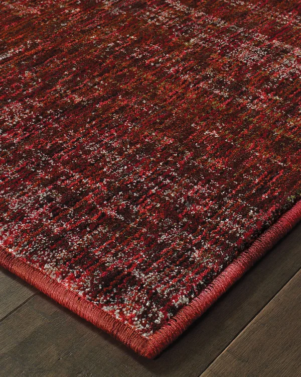Oriental Weavers Atlas 8033K Red/ Rust Area Rug 3& 3x22 x 5& 2x22