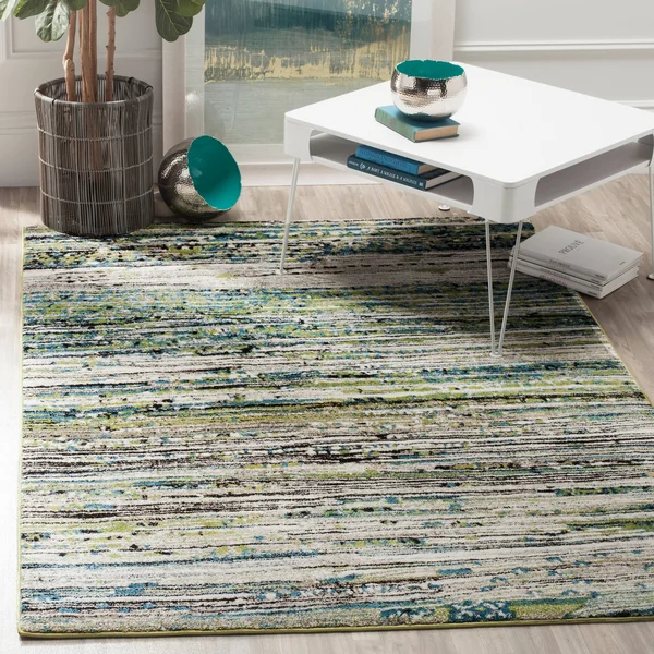 Safavieh Porcello PRL6944L 6&7x22 x 9&0x22 Cream, Green Area Rug