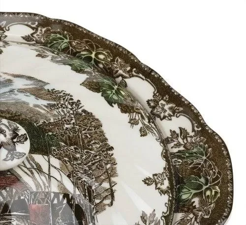 Johnson Brothers Friendly Village Covered Vegetable Bowl