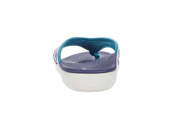 Spenco Yumi Tropical Women's Sandals Navy : 6 D - Wide