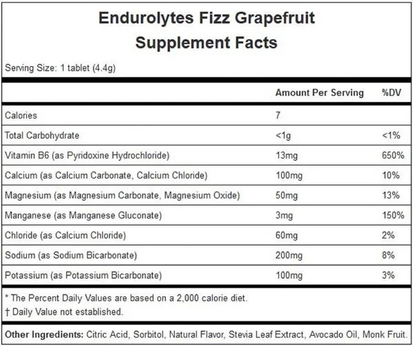 Hammer Nutrition Endurolytes Fizz Box of 12 Cola