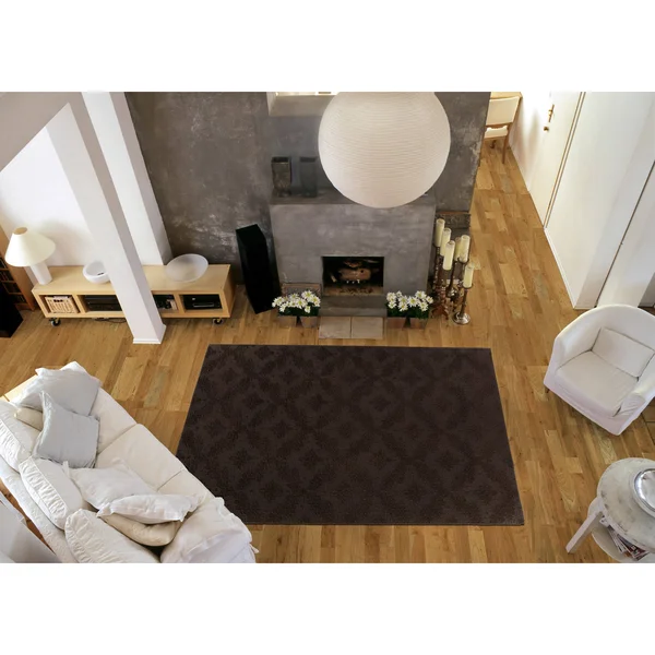 Garland Rug Charleston Mocha 12 ft. x 12 ft. Area Rug, Brown