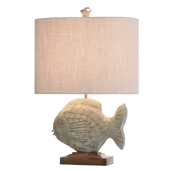 Stylecraft Nemo 27 in. Ocean Blue Table Lamp