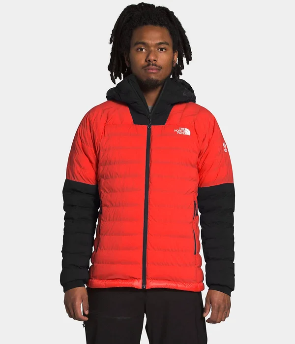 The North Face Men's Summit L3 50/50 Down Hoodie - XL - Flare - TNF Black