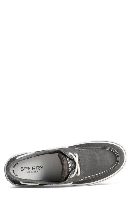 Men's Sperry - Halyard Boat Shoe, 11 W, Fabric, Peltz Shoes