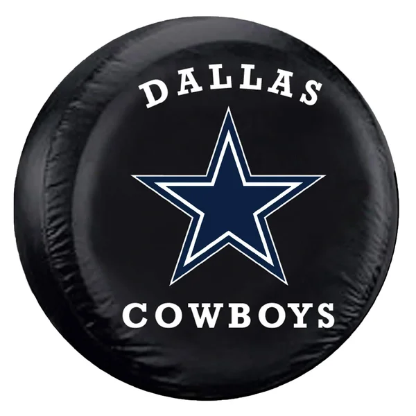 Dallas Cowboys Black Tire COVER, Large