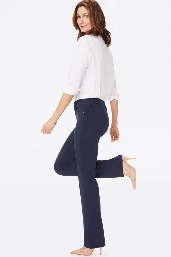 Nydj Marilyn Straight Ponte Pants, Size Reg 12, Evening Tide