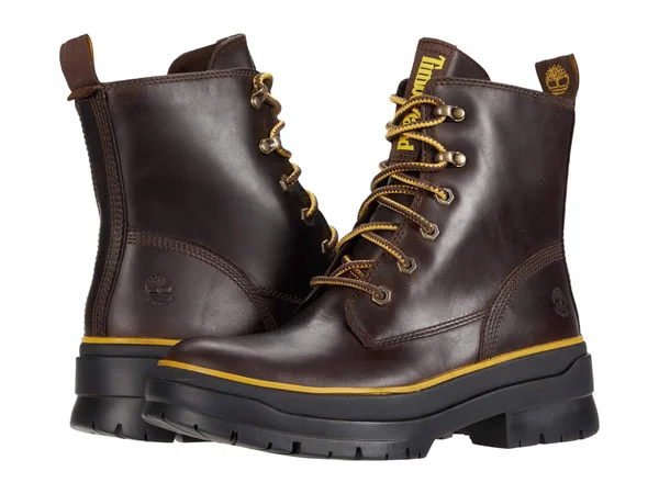 Timberland Malynn Waterproof Mid Lace Boot - Women's Dark Brown Full Grain, 8.5