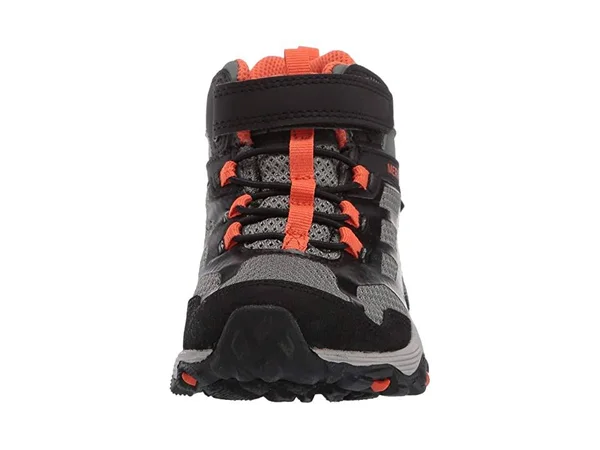 Merrell Kid's Moab FST Mid A/C Waterproof Boot, Size: 11.5, Olive/Black