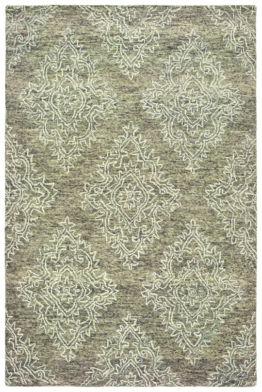 LR Resources Karma Rug Khaki 9' x 12'