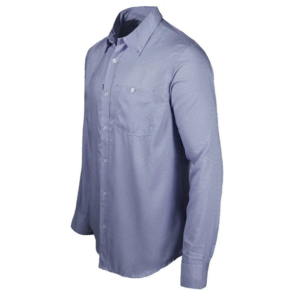 Mountain Khakis Men's Passport EC Long Sleeve Shirt, Summer Red