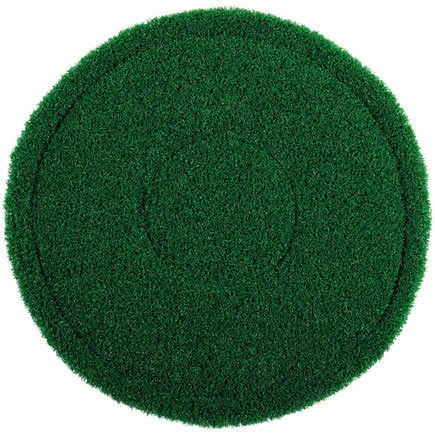 Global Industrial 17x22 TurfScrub Scrubbing Pad - Green, 4 per Case