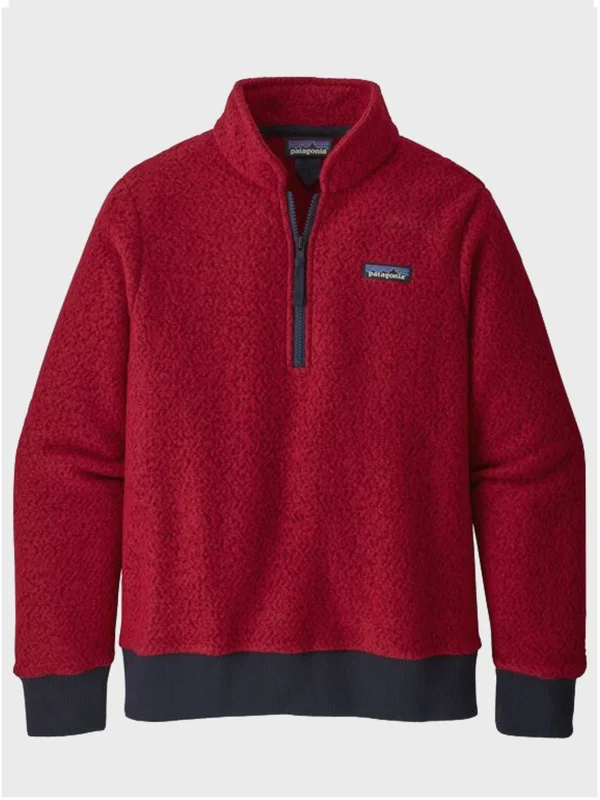 Patagonia Women's Woolyester Fleece Pullover - Molten Lava - XS