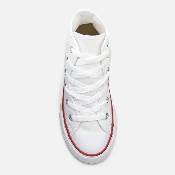 Converse Chuck Taylor All Stars Hi Kids Shoe - White